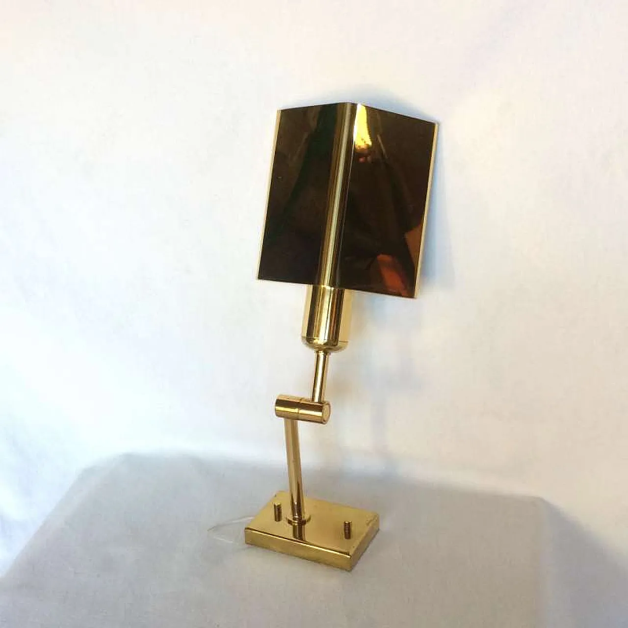 Lampada da parete EGOLUCE in ottone, anni '80 5