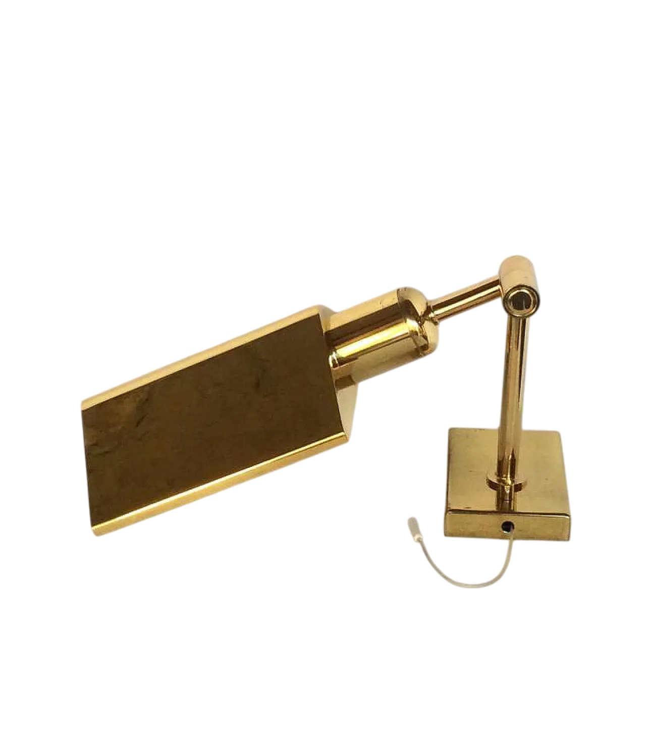 Lampada da parete EGOLUCE in ottone, anni '80 7