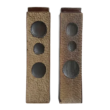 Coppia di vasi in ceramica di Jihokera, anni '70