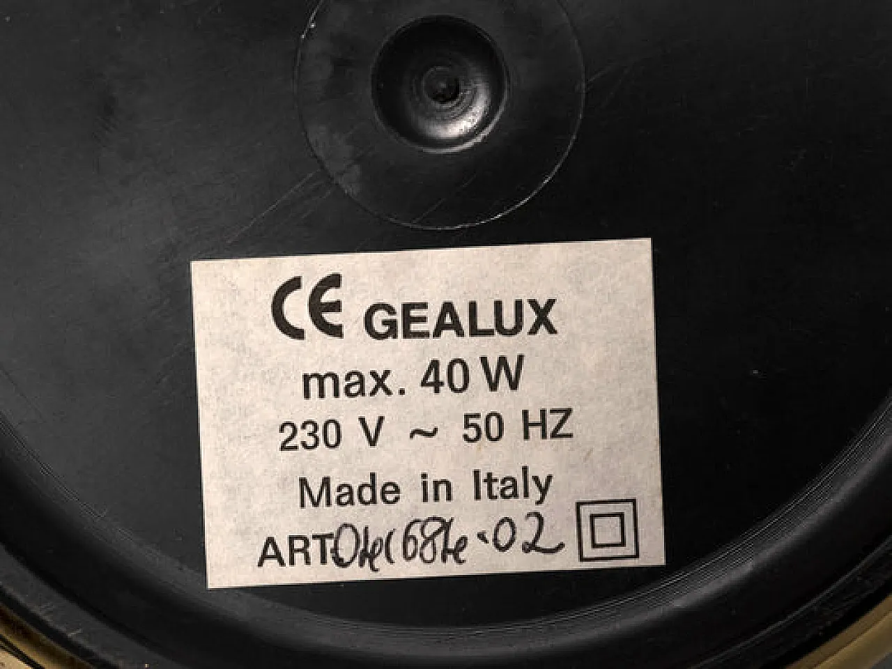 4 Lampade a fiori in vetro e metallo, fine '900 8