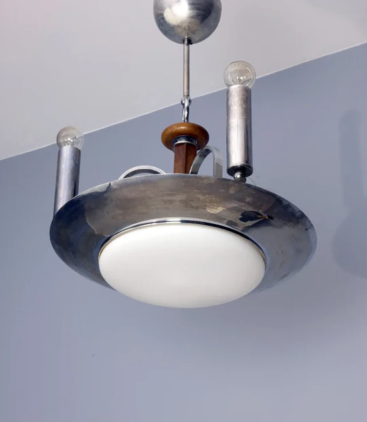 Lampadario in metallo, inizio '900 5