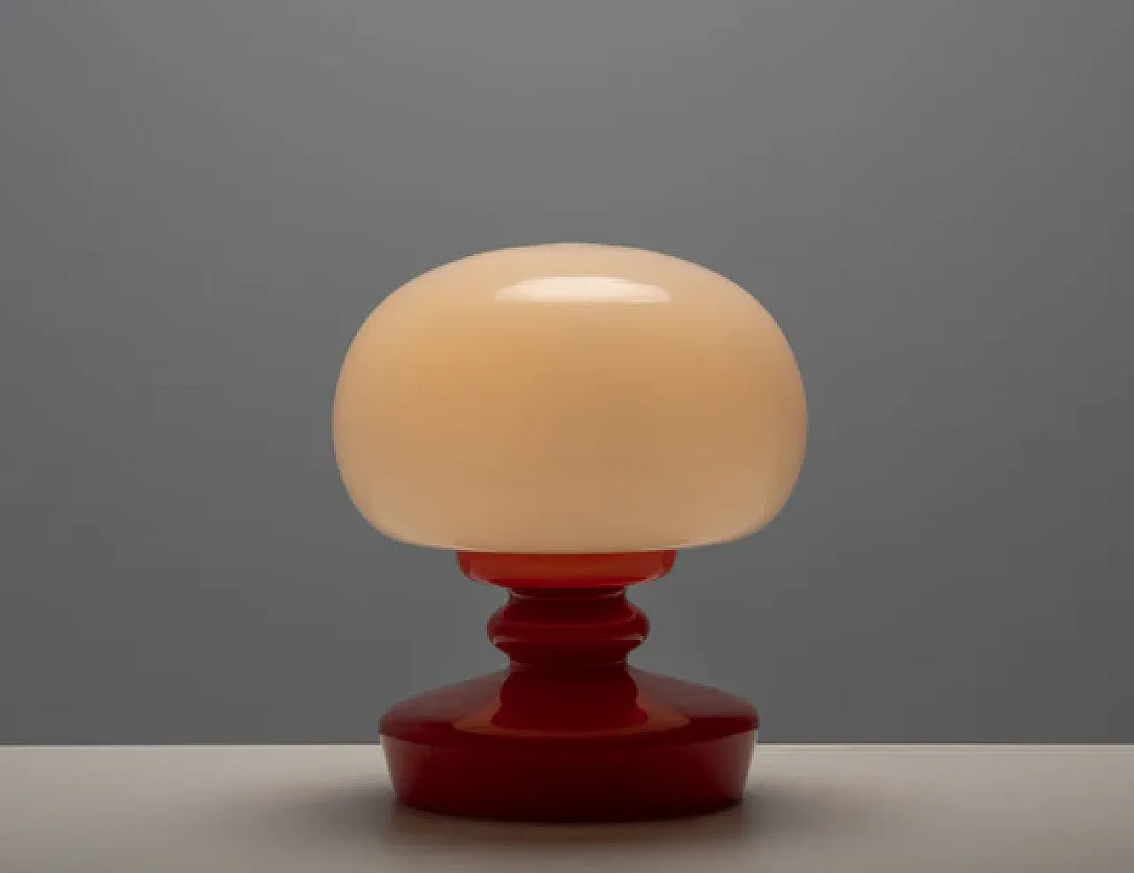 Lampada da tavolo in vetro di Štěpán Tabera, anni '70 2