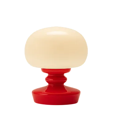 Lampada da tavolo in vetro di Štěpán Tabera, anni '70