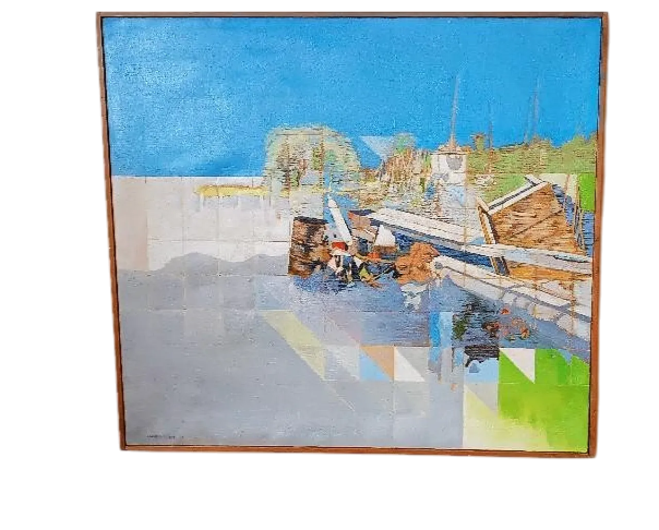 Abstract painting by Maurizio Bini, 1970s 13