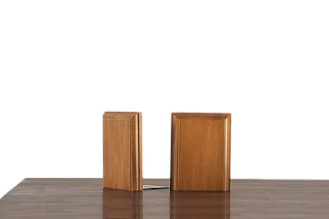 Pair of Mid-Century Modern wooden bookends, 1960s