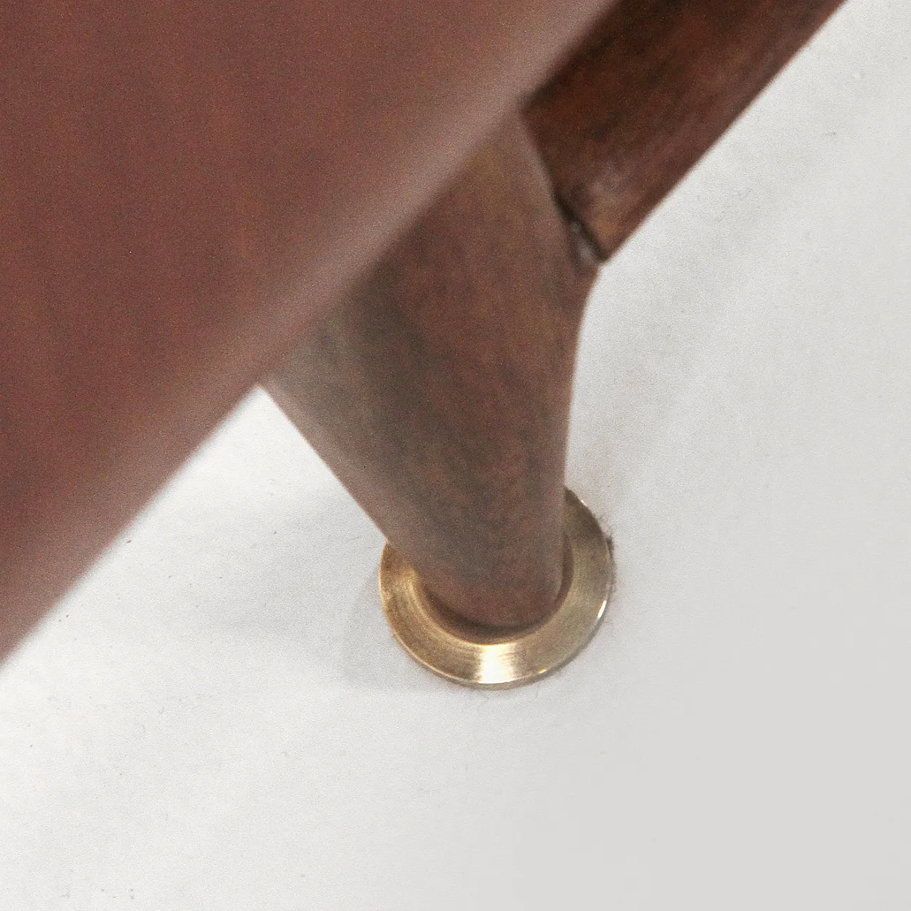 Struttura per letto matrimoniale in legno, anni '50 5