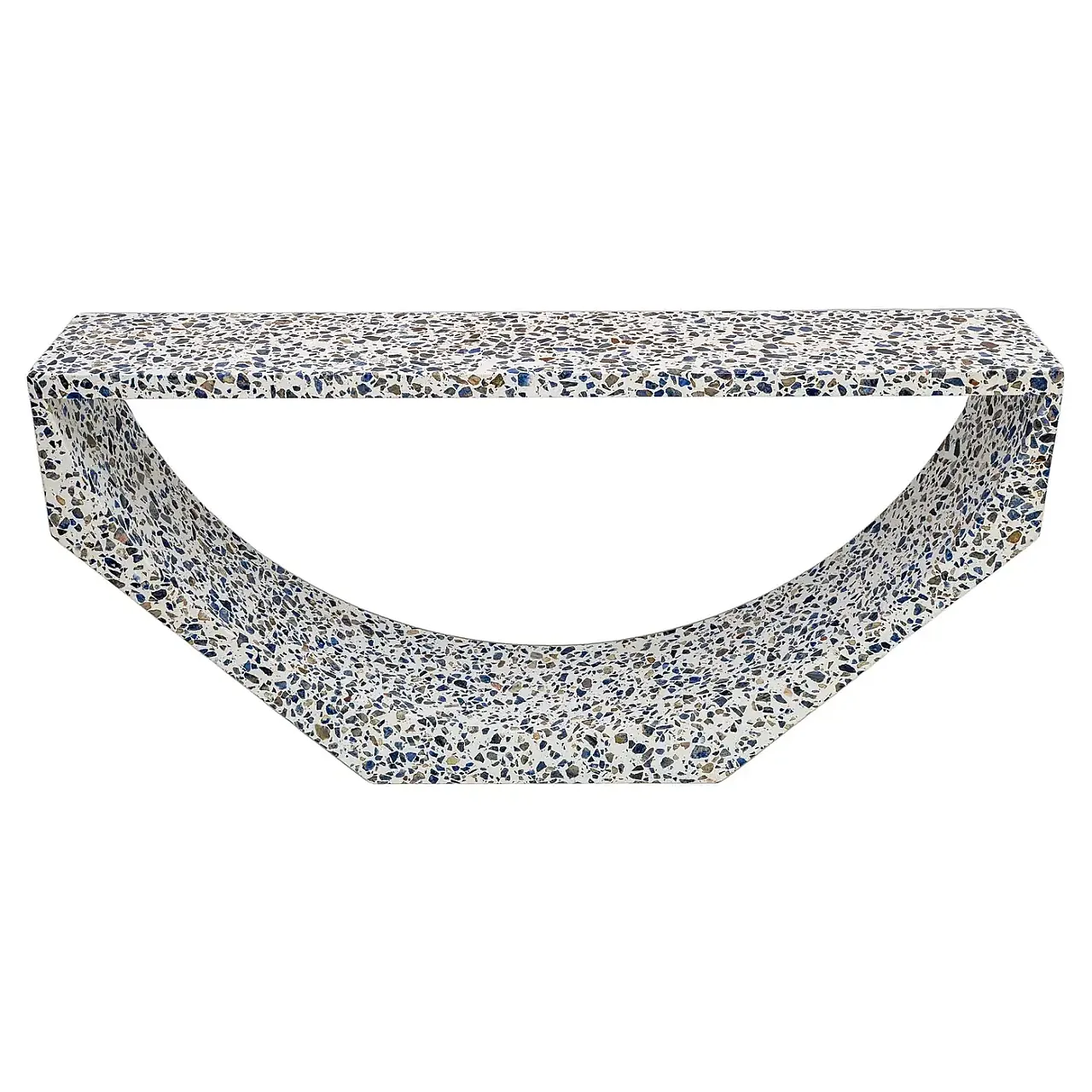 Terrazzled Marble Arcade Console by Domus Studio A, 2000s 1