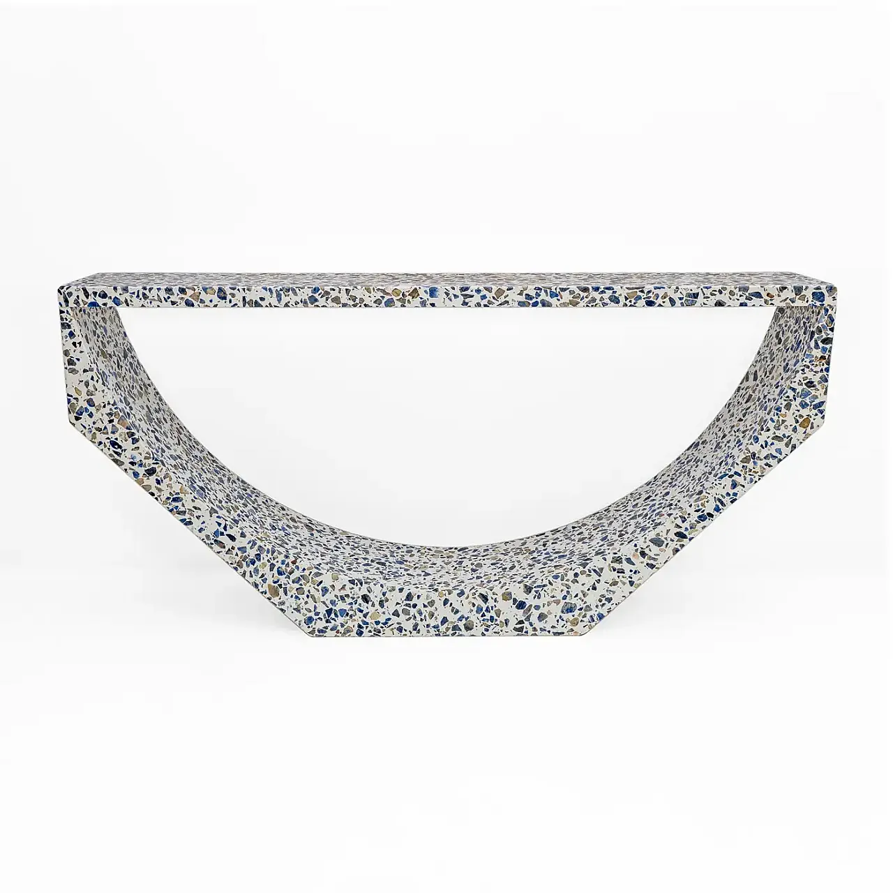 Terrazzled Marble Arcade Console by Domus Studio A, 2000s 2