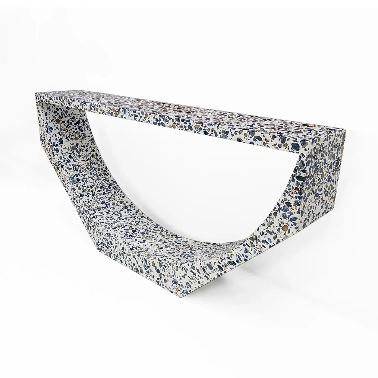 Terrazzled Marble Arcade Console by Domus Studio A, 2000s 3