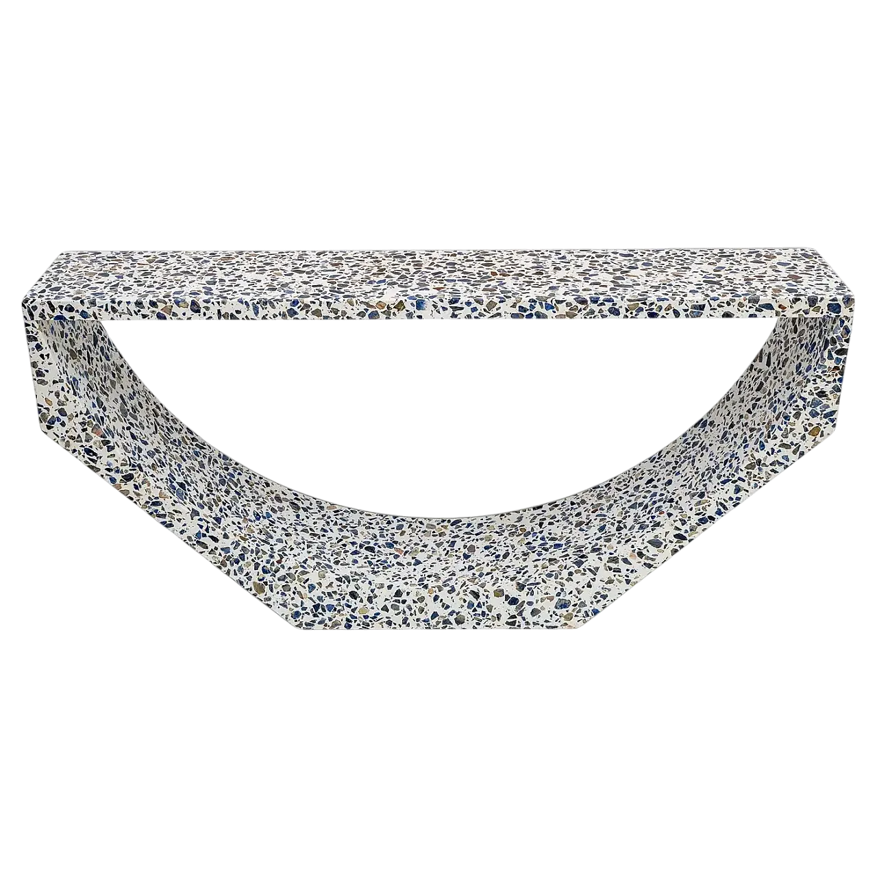 Terrazzled Marble Arcade Console by Domus Studio A, 2000s 10