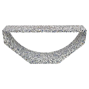 Terrazzled Marble Arcade Console by Domus Studio A, 2000s