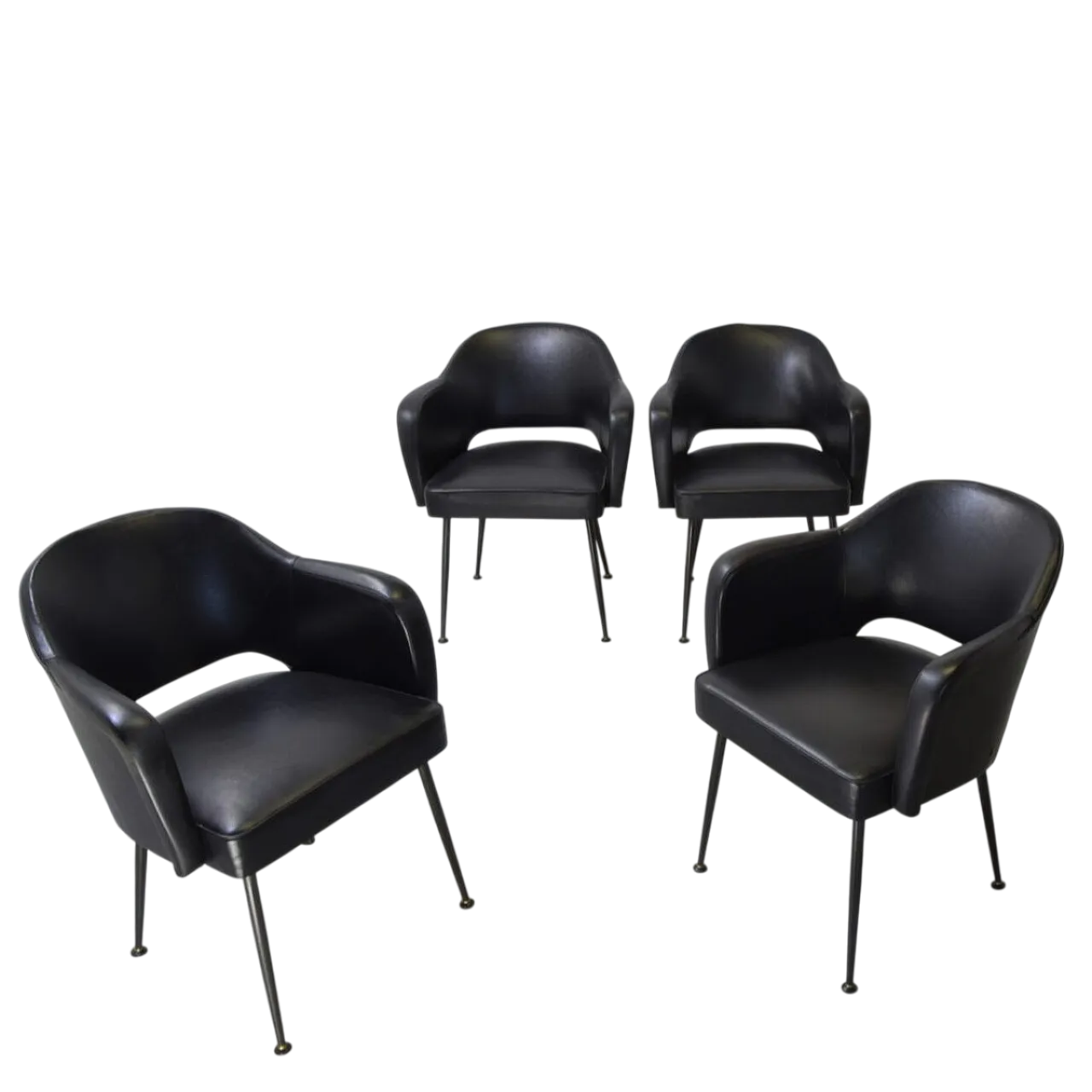 4 Poltrone nello stile di Eero Saarinenin, anni '60 11