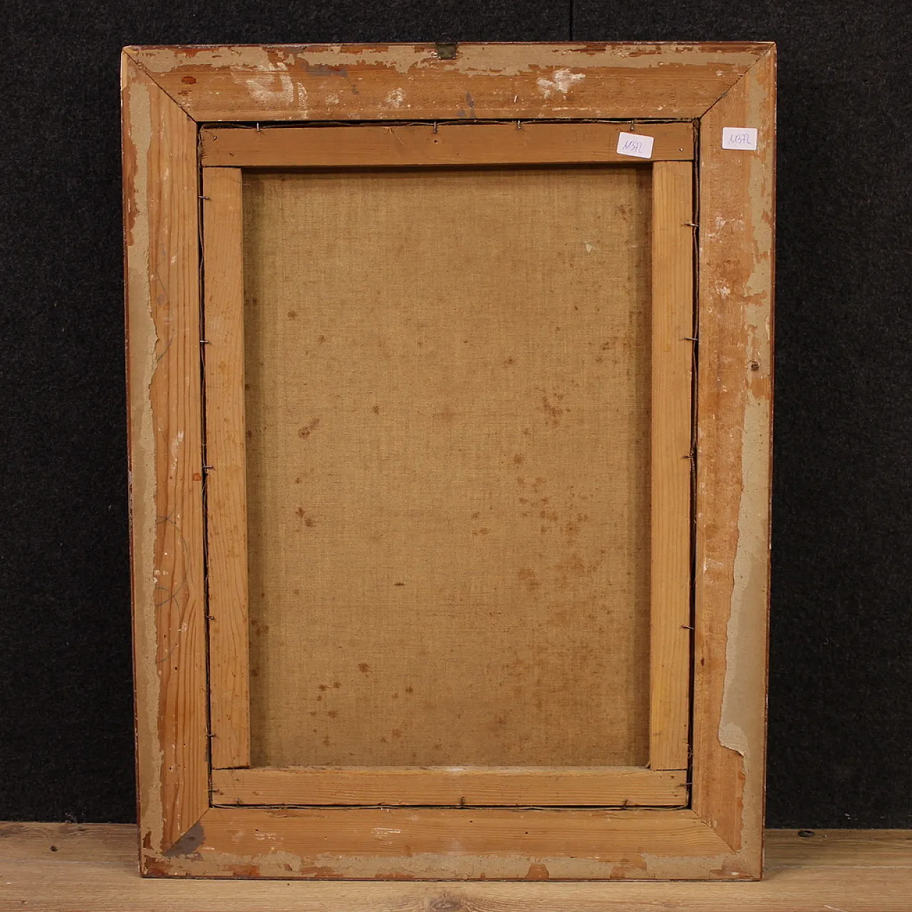 Italian painting signed portrait of a girl, 20th century 9