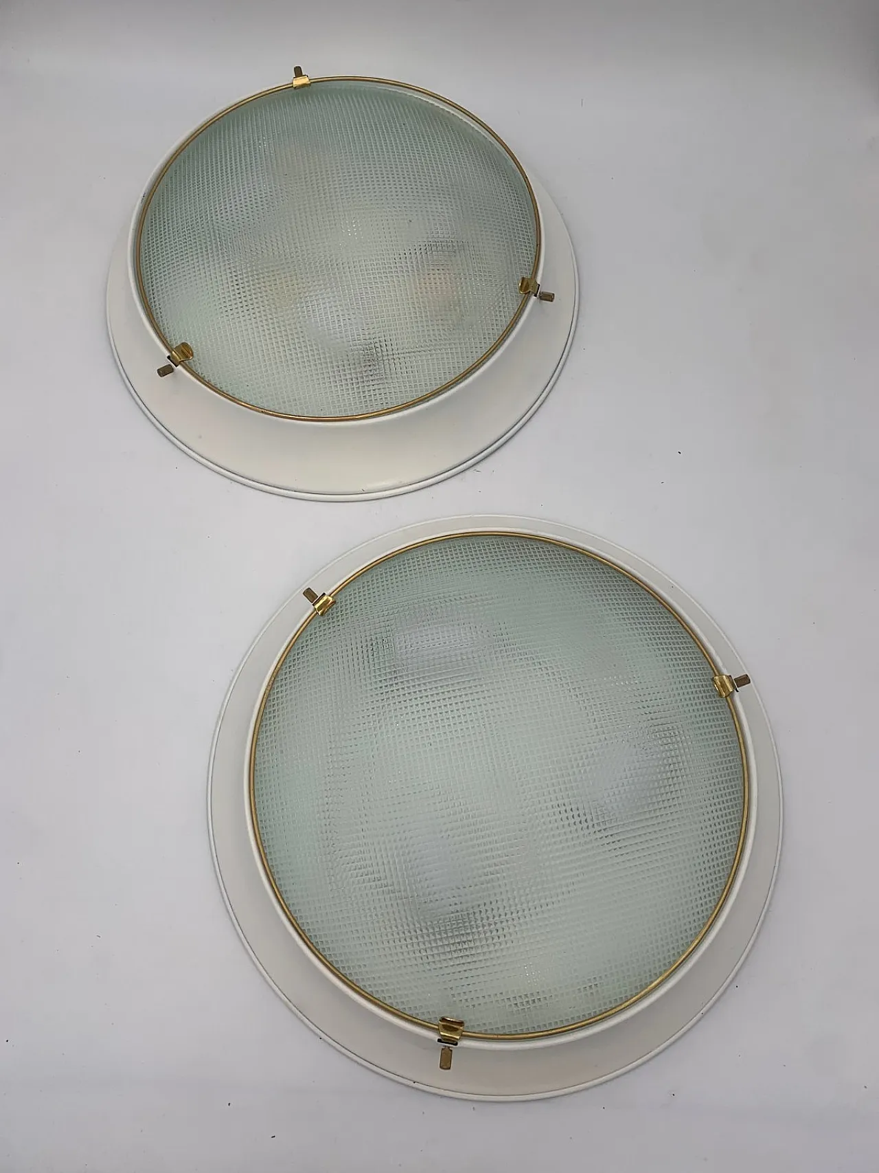 Coppia di applique attribuita a Fontana Arte, '900 1