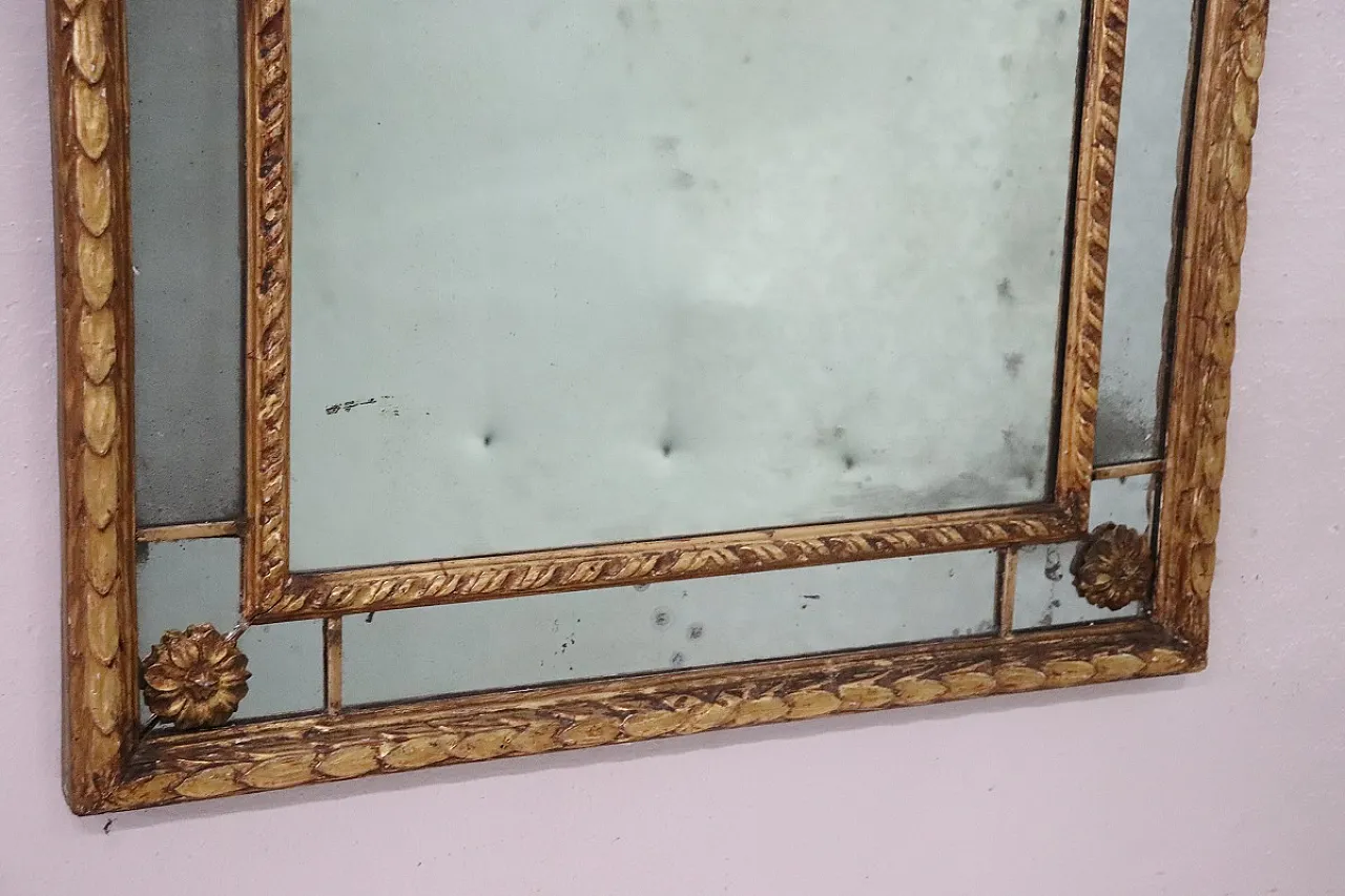 Specchio da parete in legno dorato, inizi '900 4