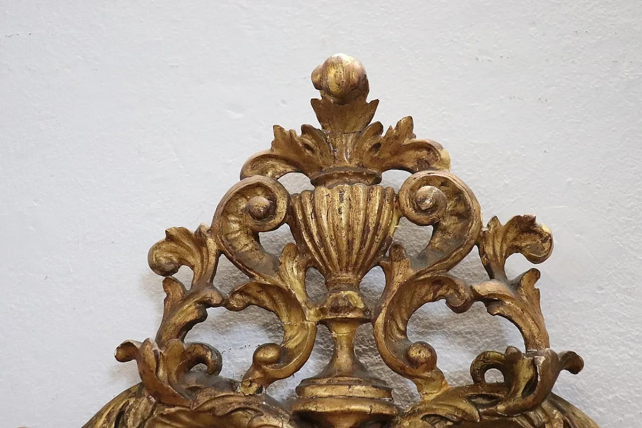 Specchio da parete in legno dorato, inizi '900 9