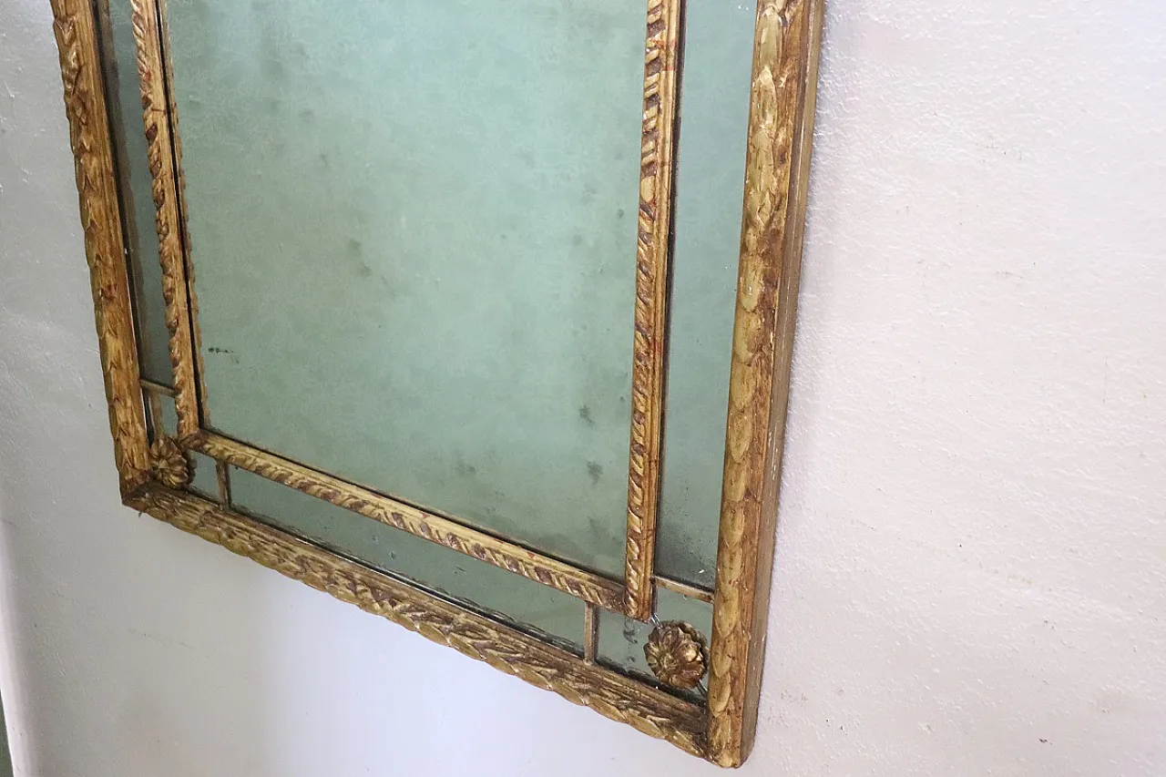 Specchio da parete in legno dorato, inizi '900 13