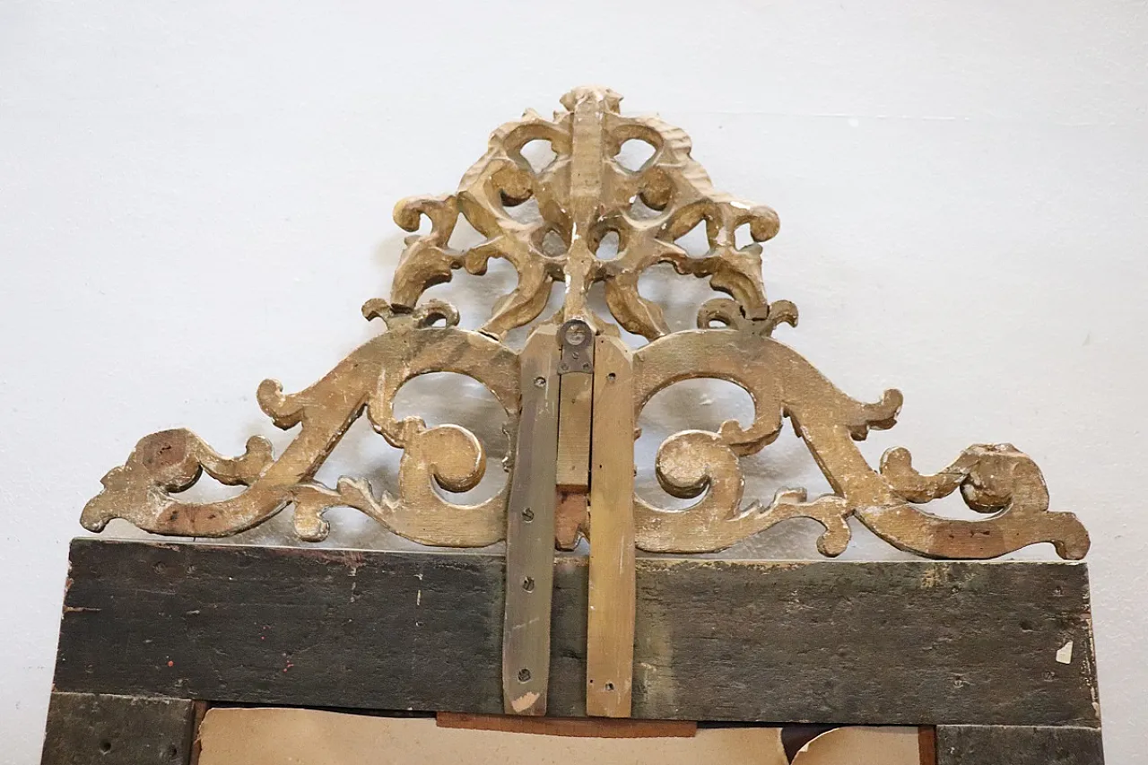 Specchio da parete in legno dorato, inizi '900 16