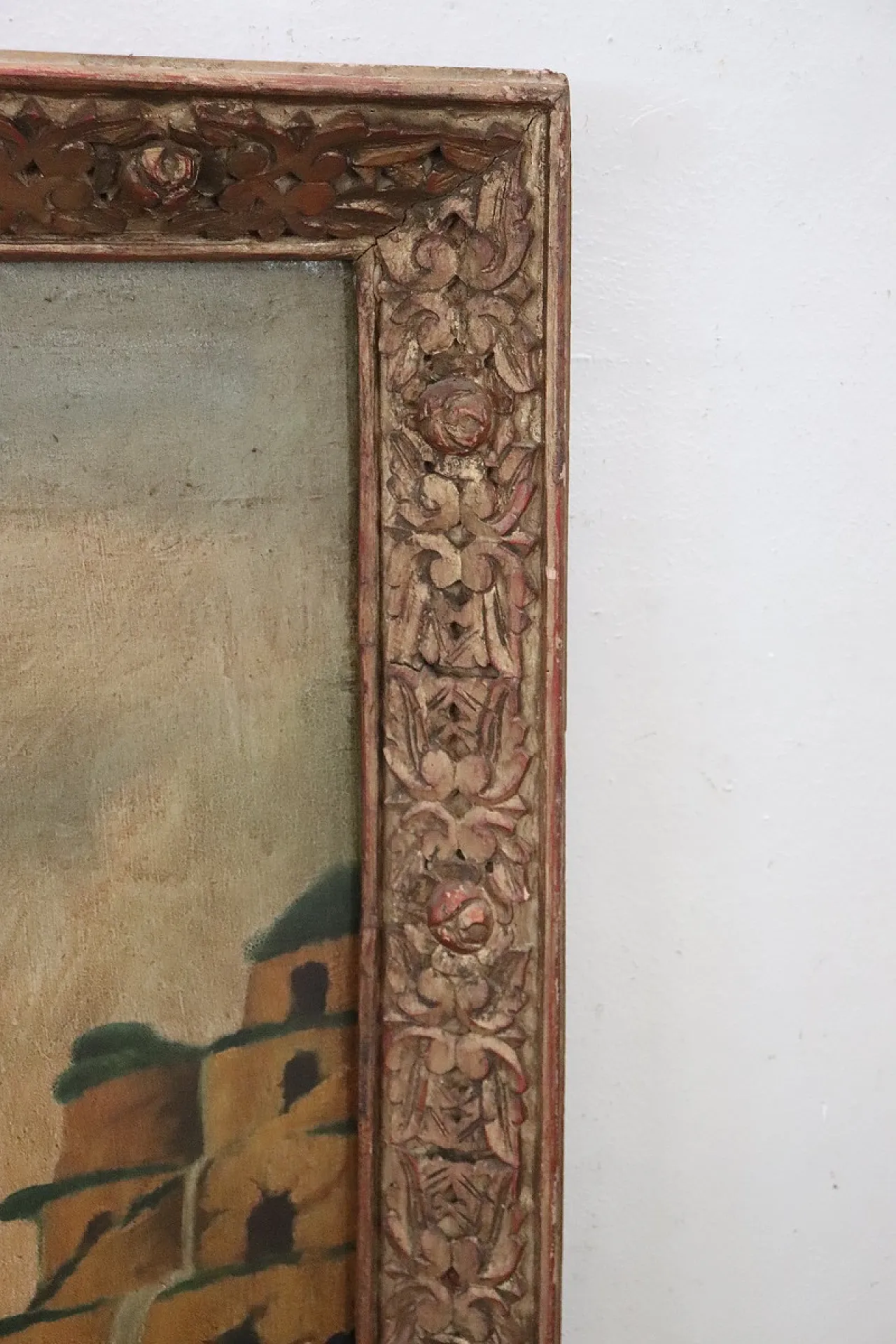 Large oil painting on canvas, mythological scene, 1900s 14