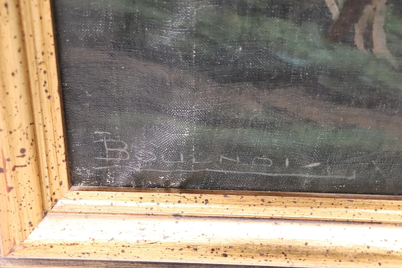 Oil painting on canvas signed L. Boulnois, first half of the 20th century 7