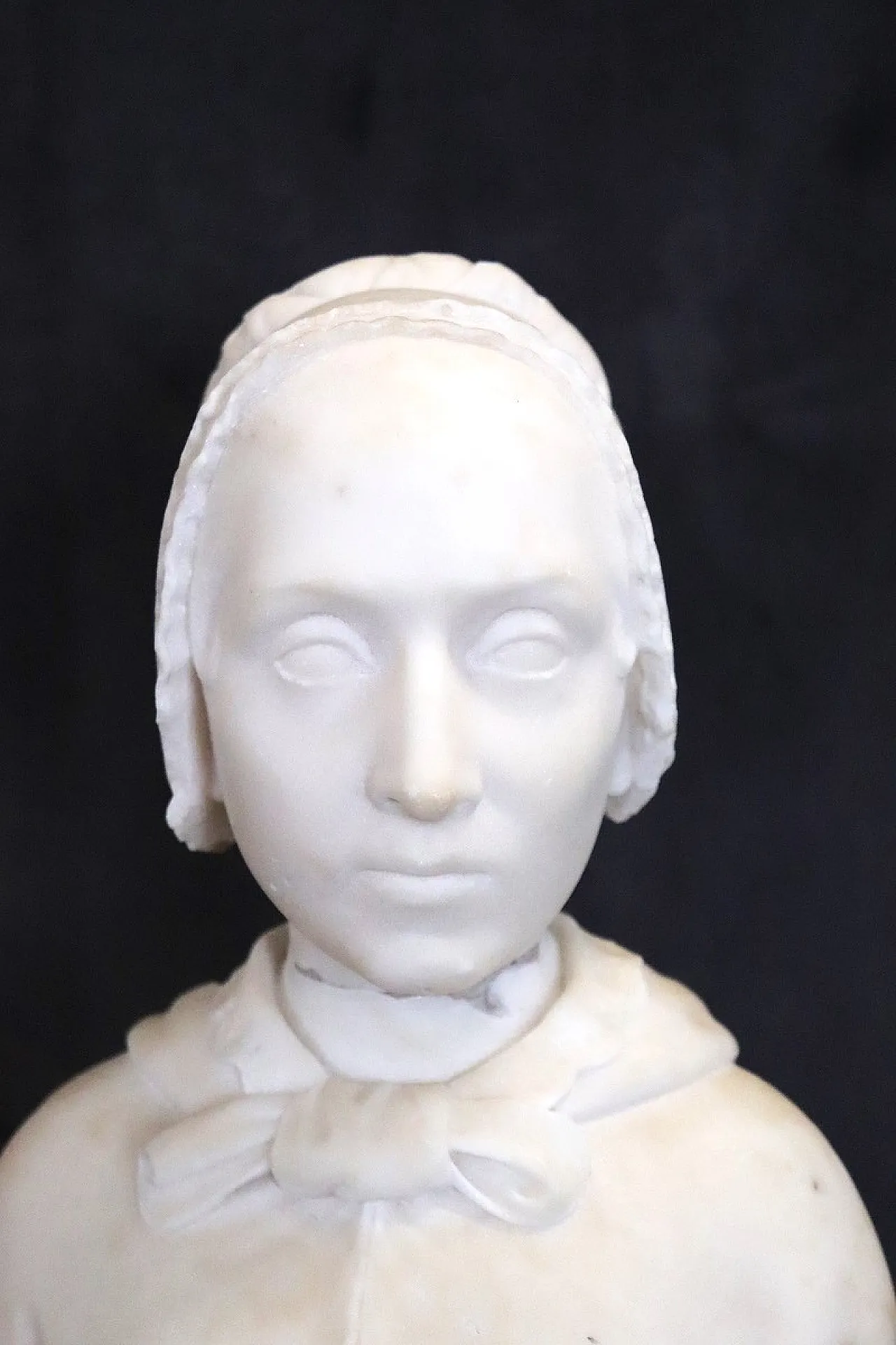Busto di donna, scultura in marmo bianco, '800 15
