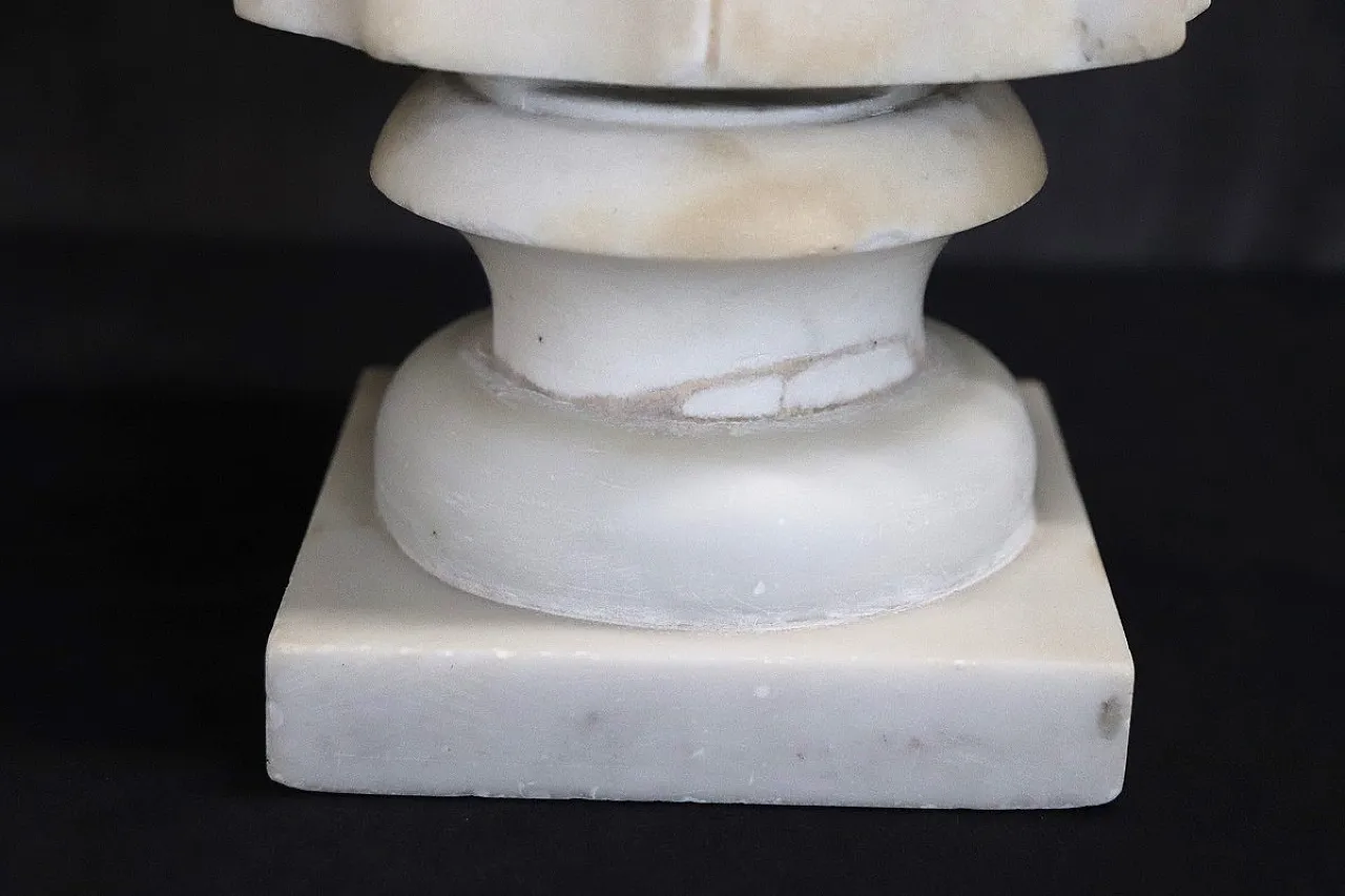Busto di donna, scultura in marmo bianco, '800 18