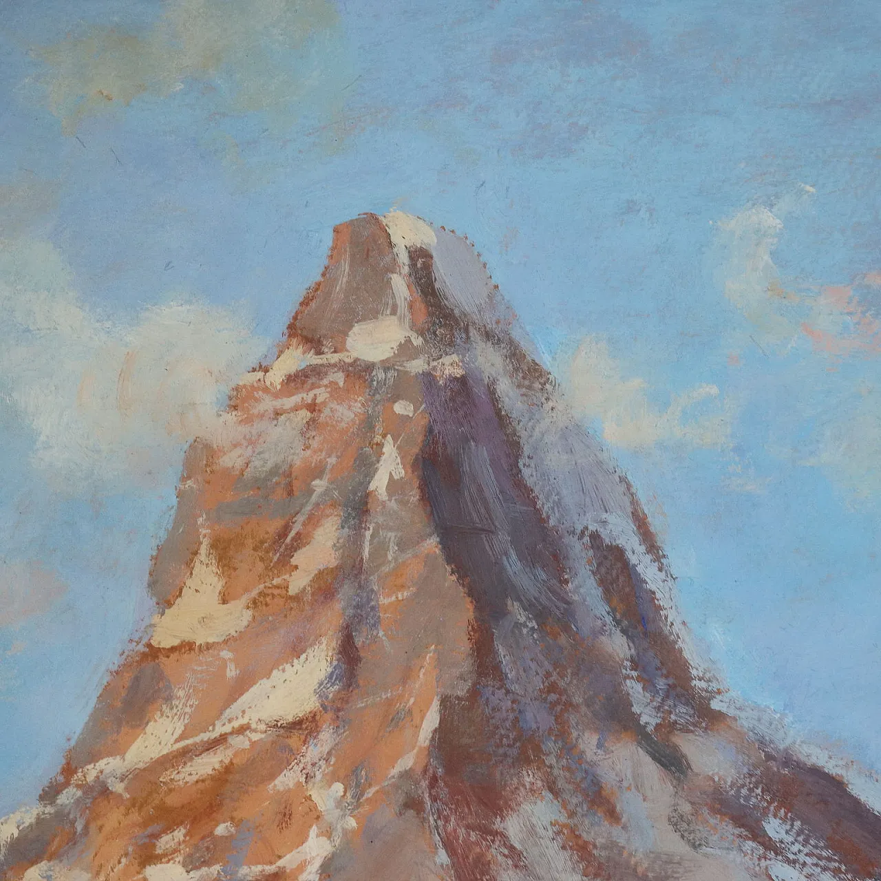 3 Dipinti ad olio su cartone, con cornice, '900 7