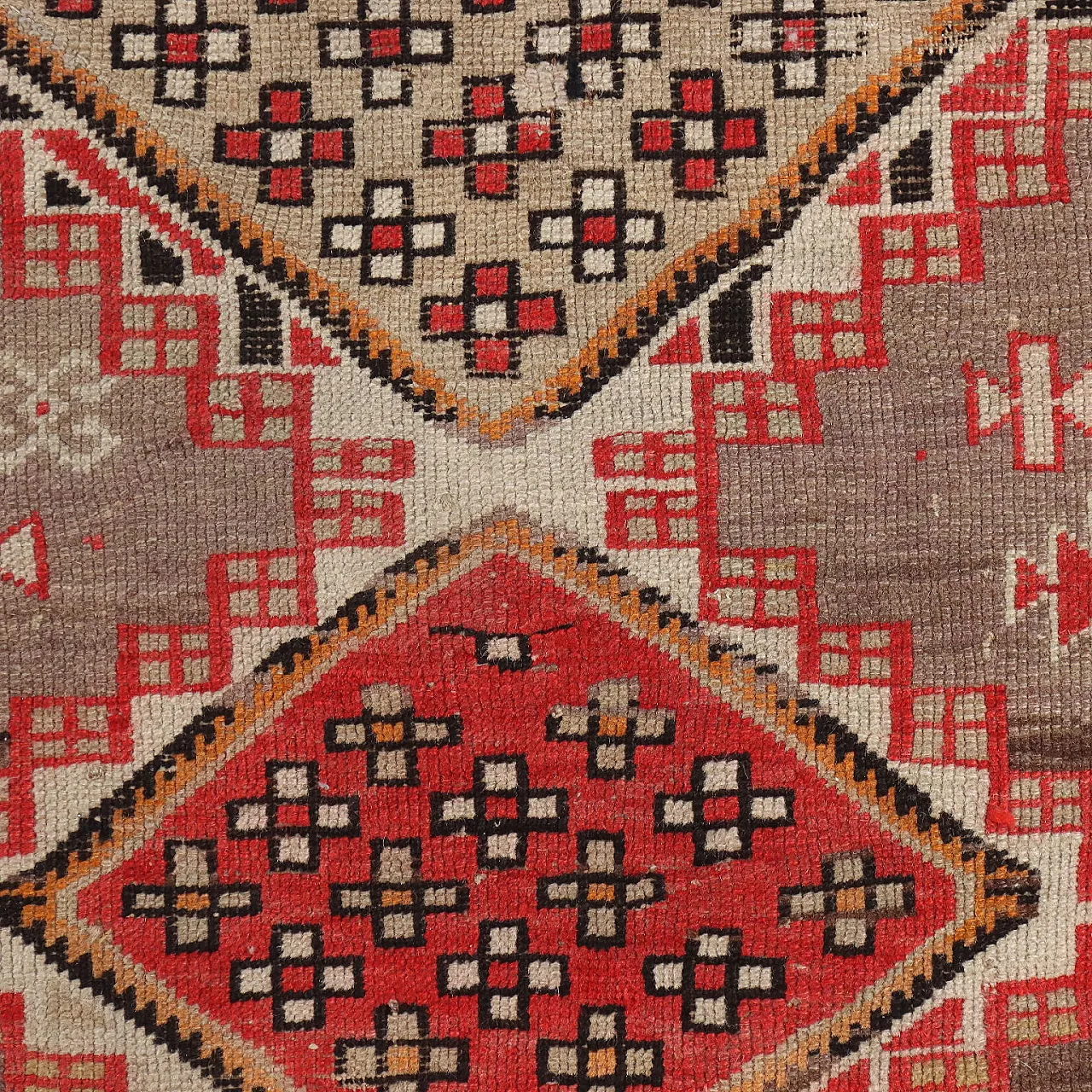 Shirvan wool rug with coarse knot, late 20th century 4