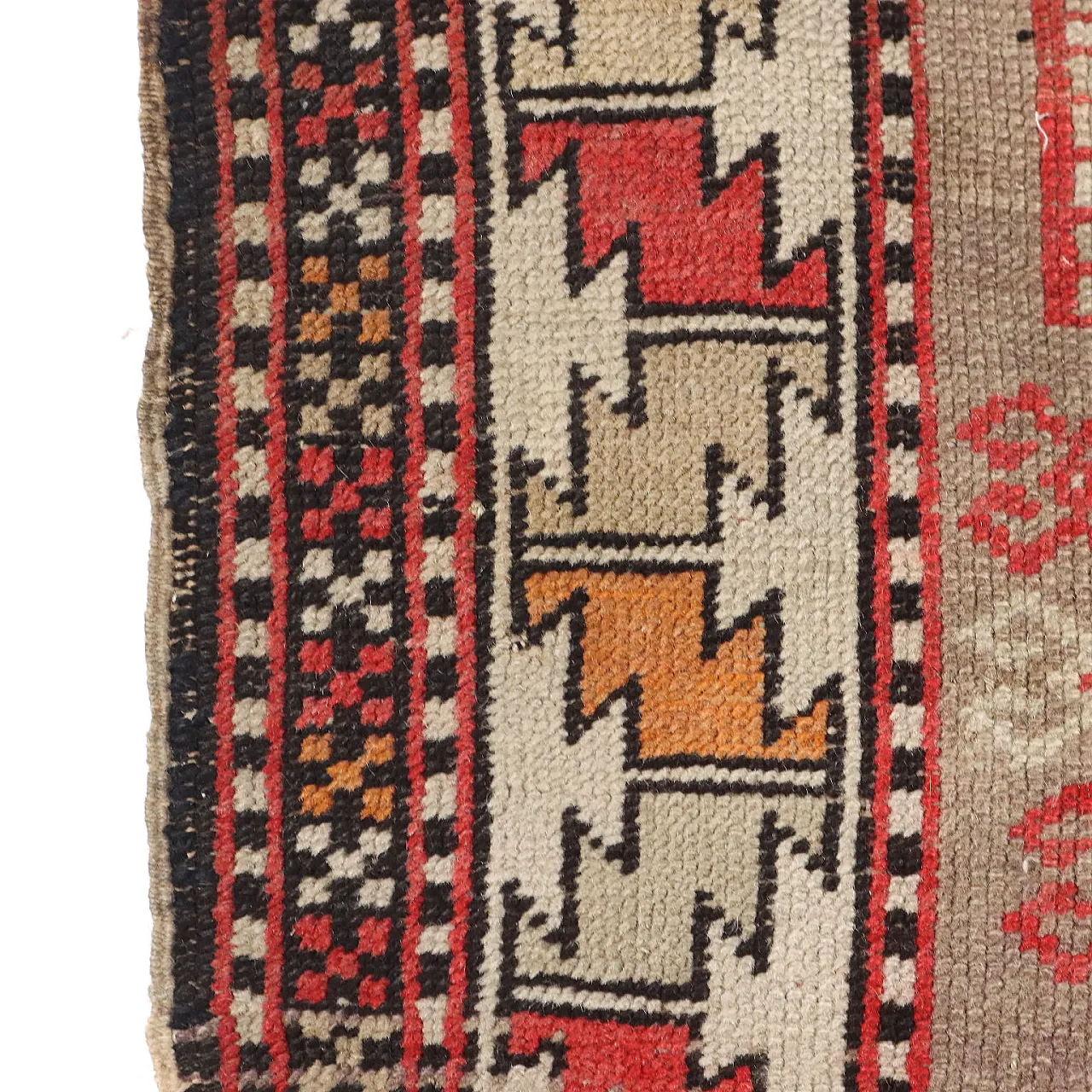 Shirvan wool rug with coarse knot, late 20th century 6