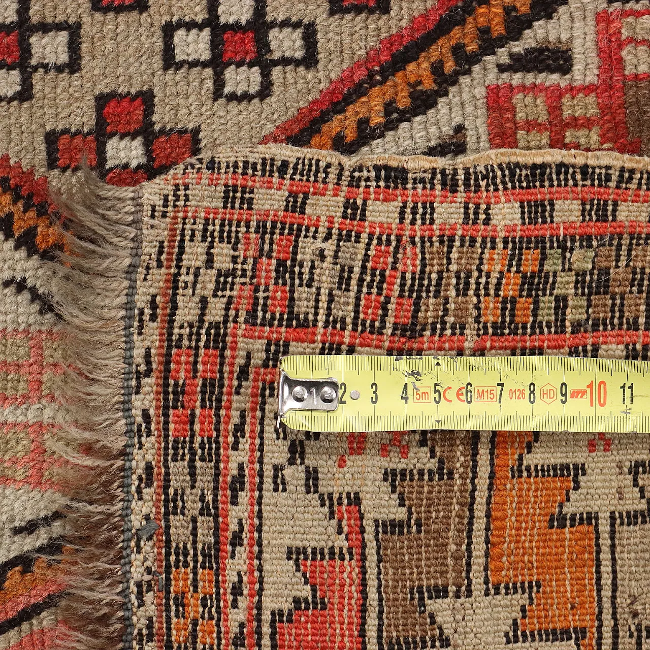 Shirvan wool rug with coarse knot, late 20th century 7