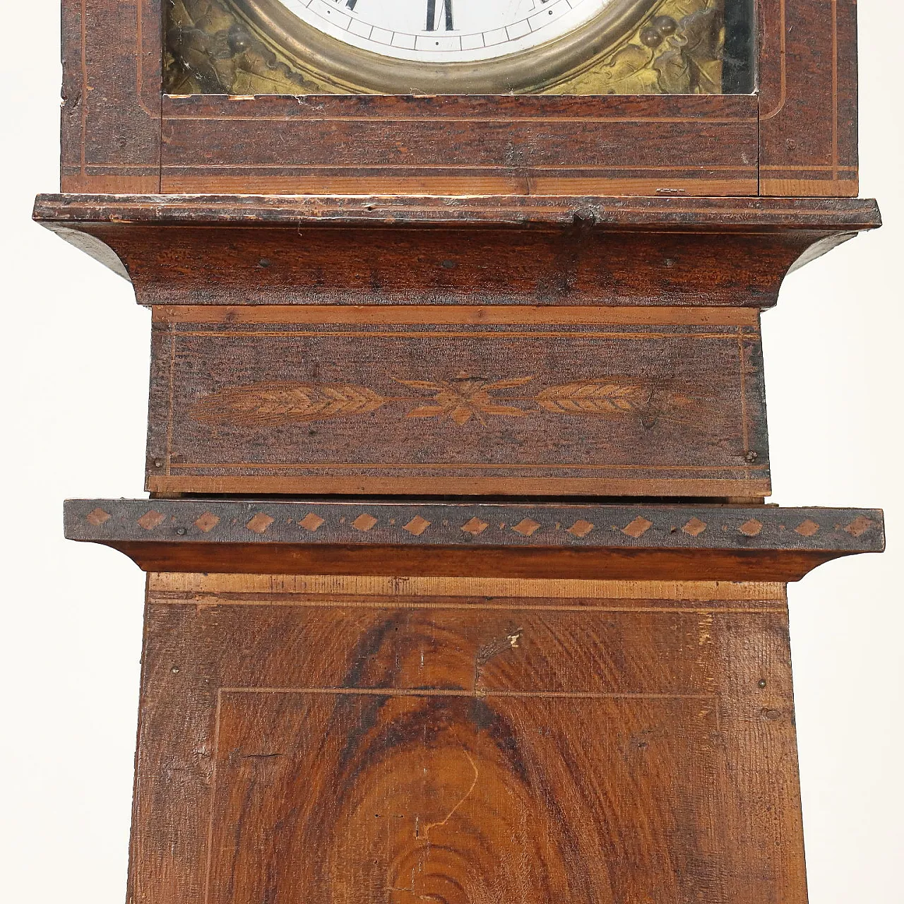 Orologio a pendolo morbier, fine '800 9