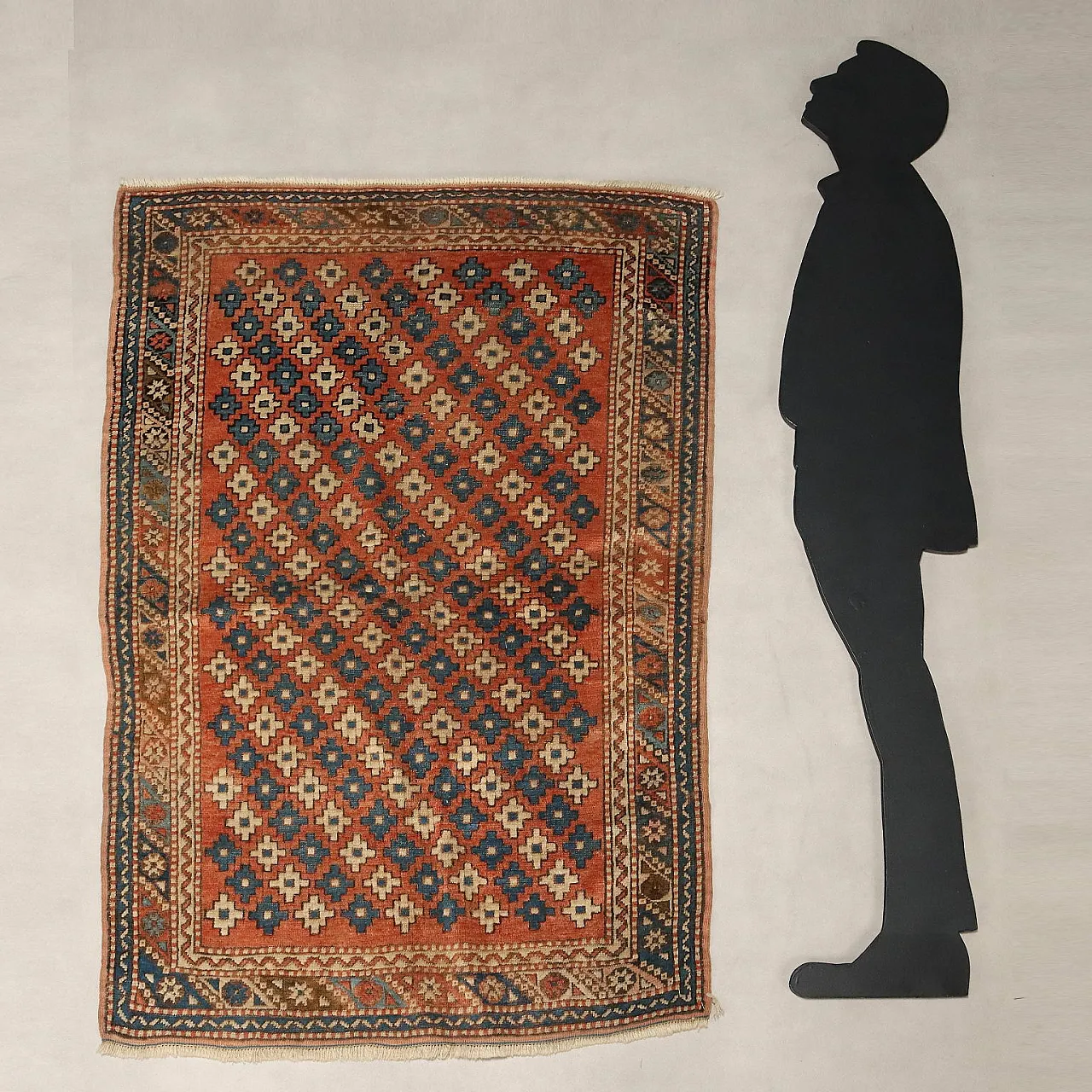 Kars wool rug, thick knot, handmade, 20th century 2