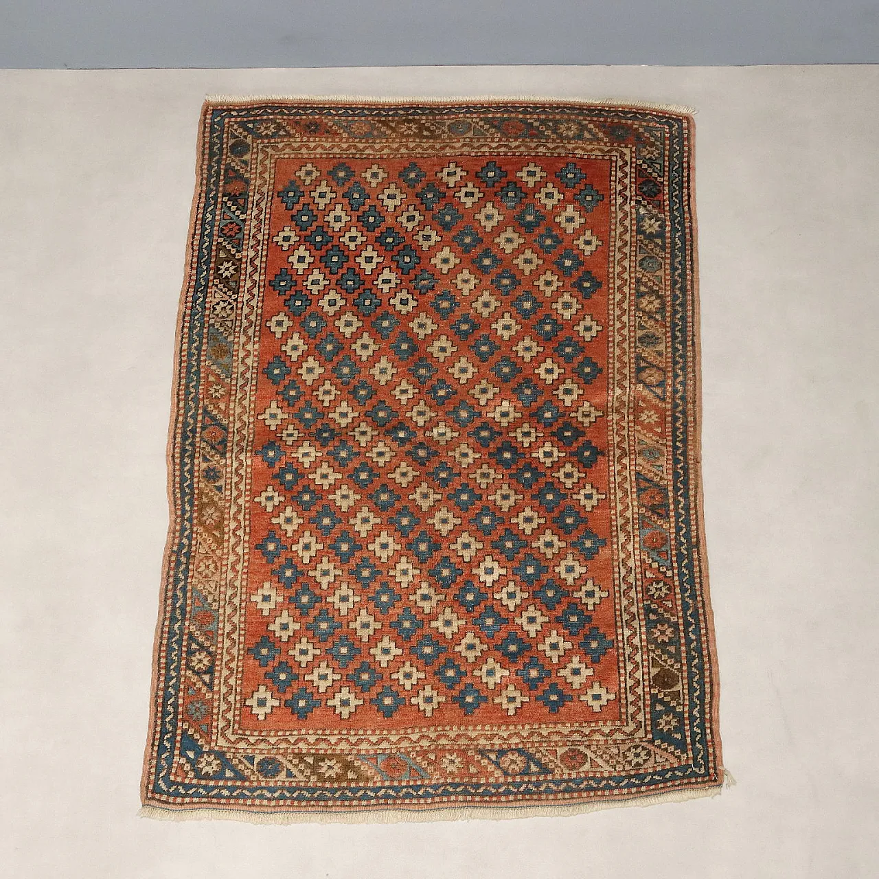 Kars wool rug, thick knot, handmade, 20th century 3
