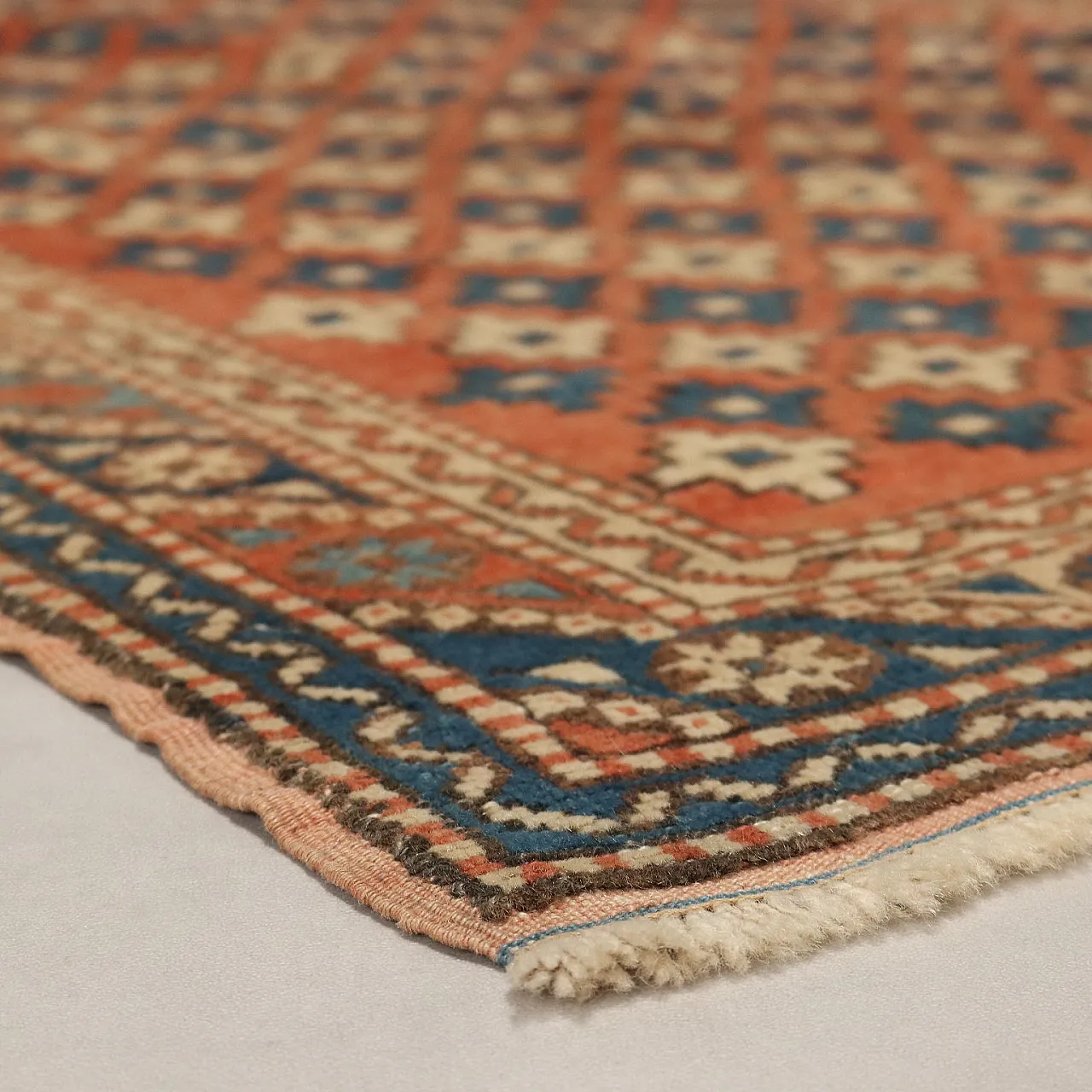 Kars wool rug, thick knot, handmade, 20th century 4