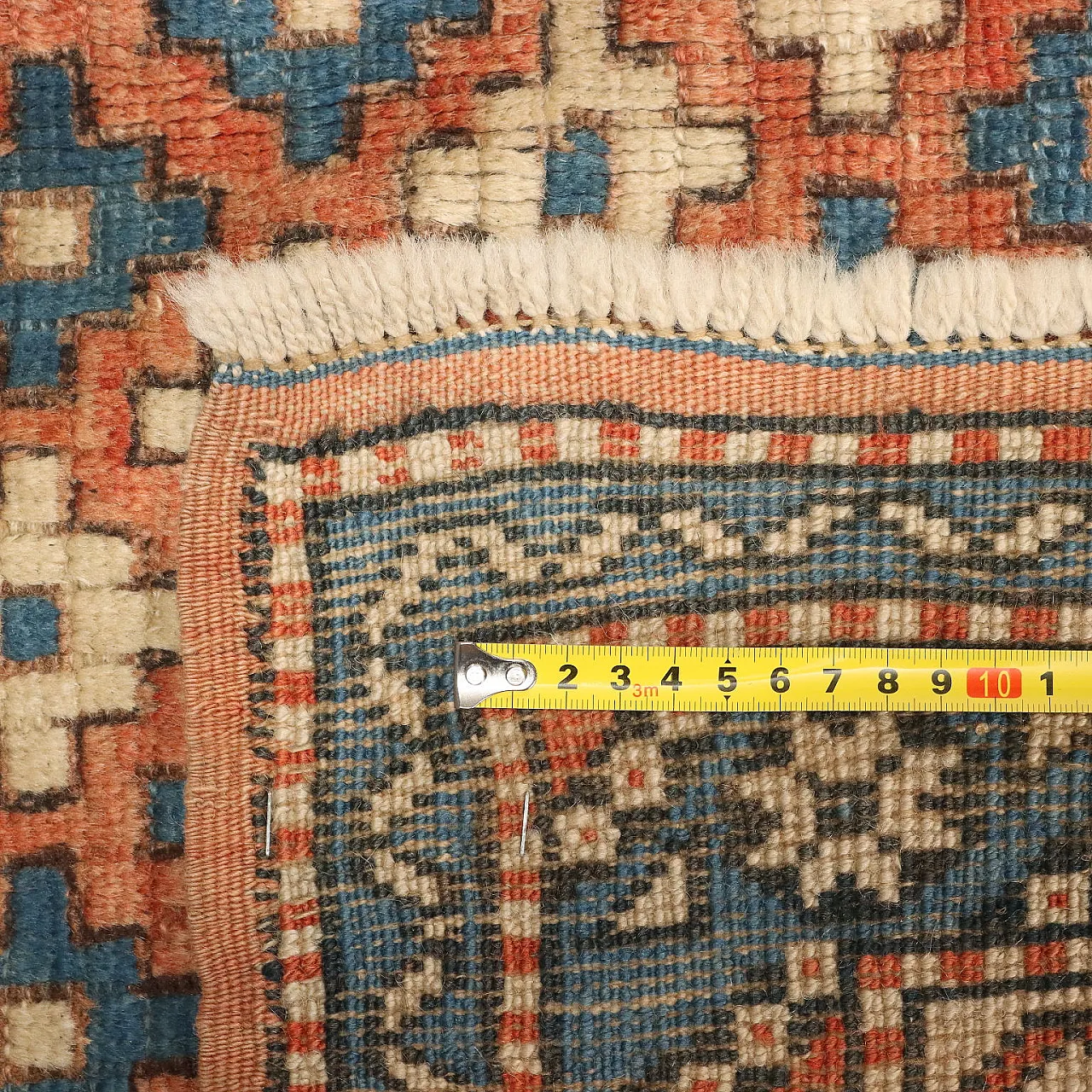 Kars wool rug, thick knot, handmade, 20th century 8
