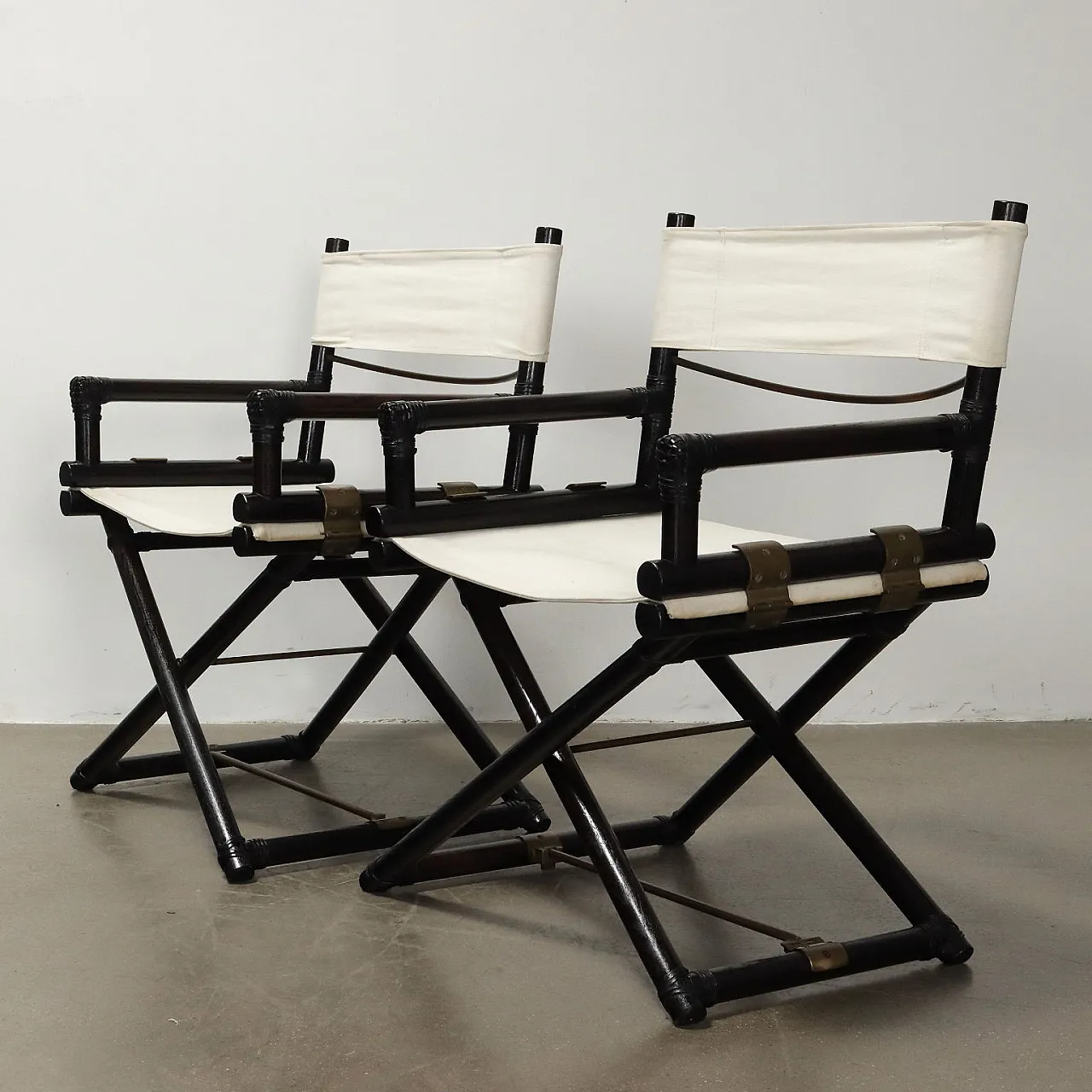 4 Sedie di Lyda Levi per McGuire, anni '80 4