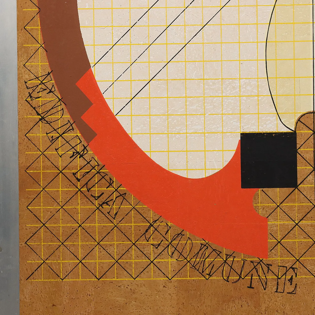 Giò Pomodoro, serigrafia, applicata su lastra metallica, '900 6