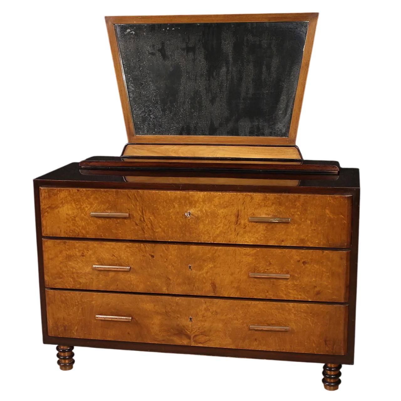 Italian chest of drawers with mirror from the 1960s 13