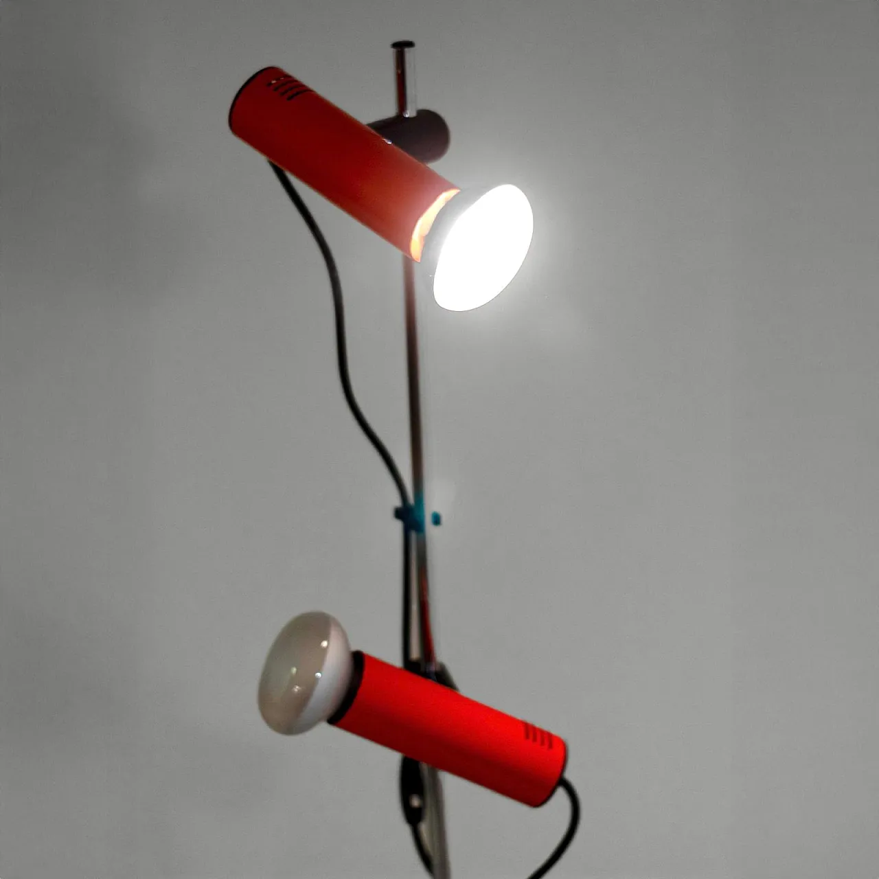 Industrial floor lamp by Targetti Sankey, 70s 10