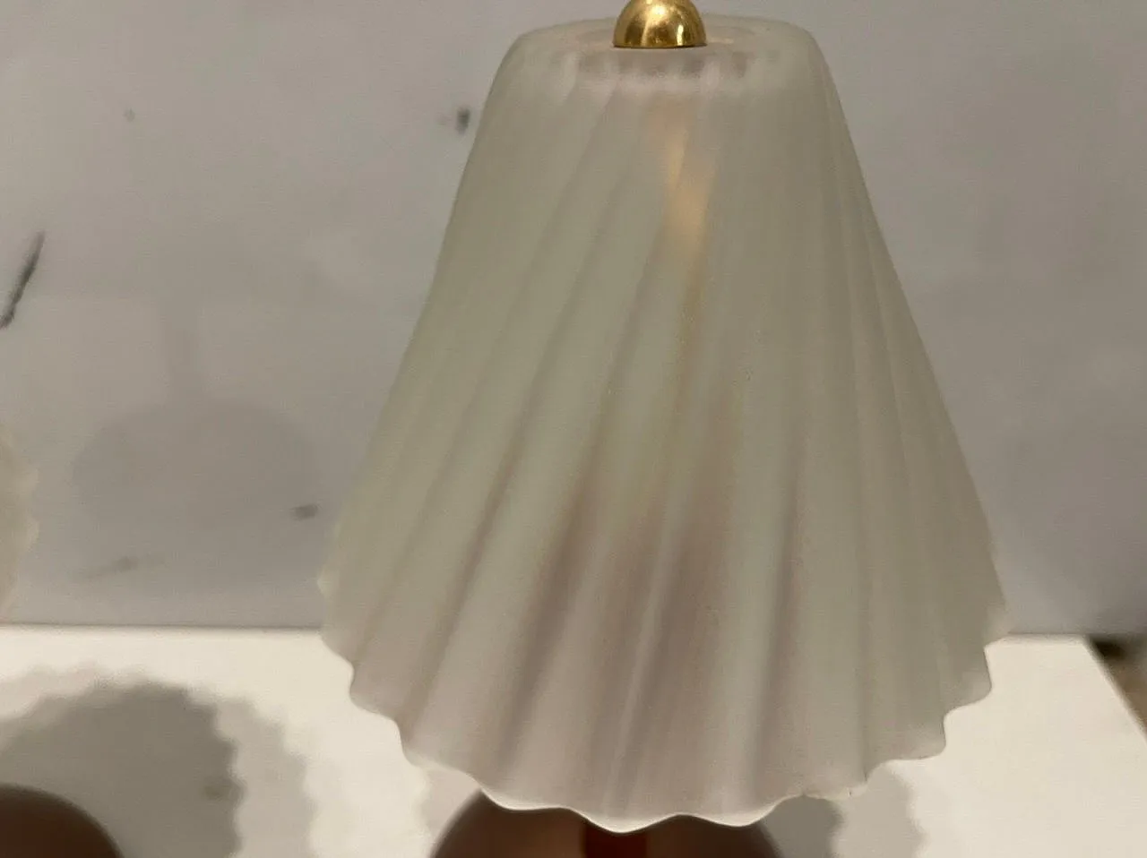 Pair of Italian Murano glass table lamps, 80s 3