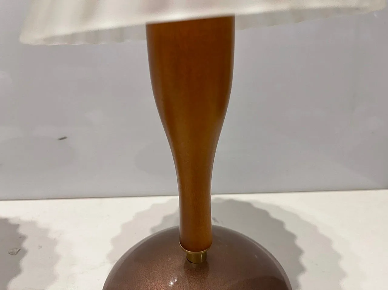 Pair of Italian Murano glass table lamps, 80s 4