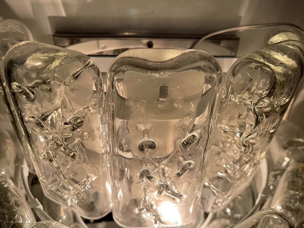 Pair of Italian Murano Glass Sconces by Toni Zuccheri, 70s 6