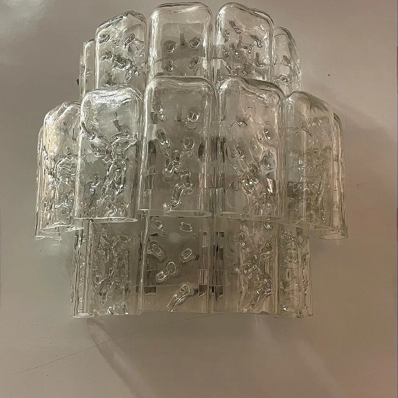 Pair of Italian Murano Glass Sconces by Toni Zuccheri, 70s 9