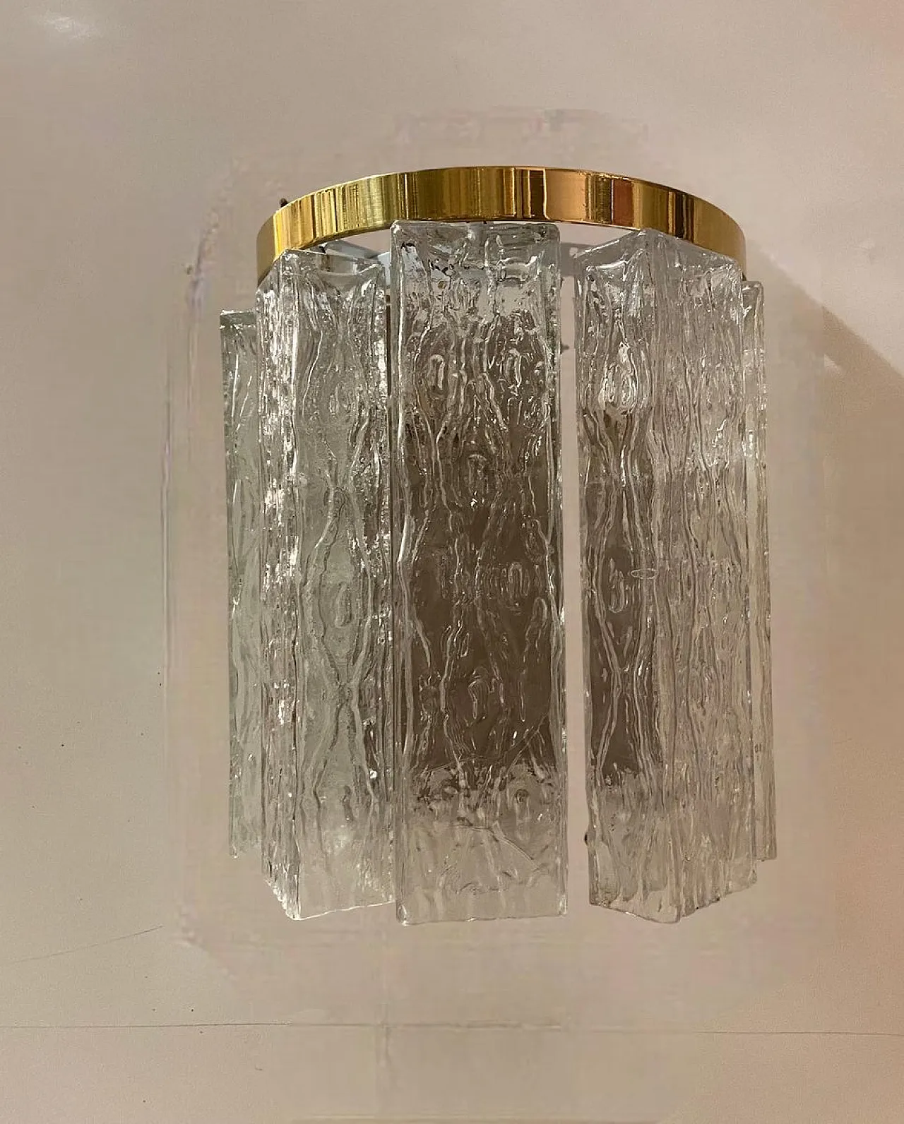 Pair of Mid-Century Italian Murano Glass Sconces, 70s 6