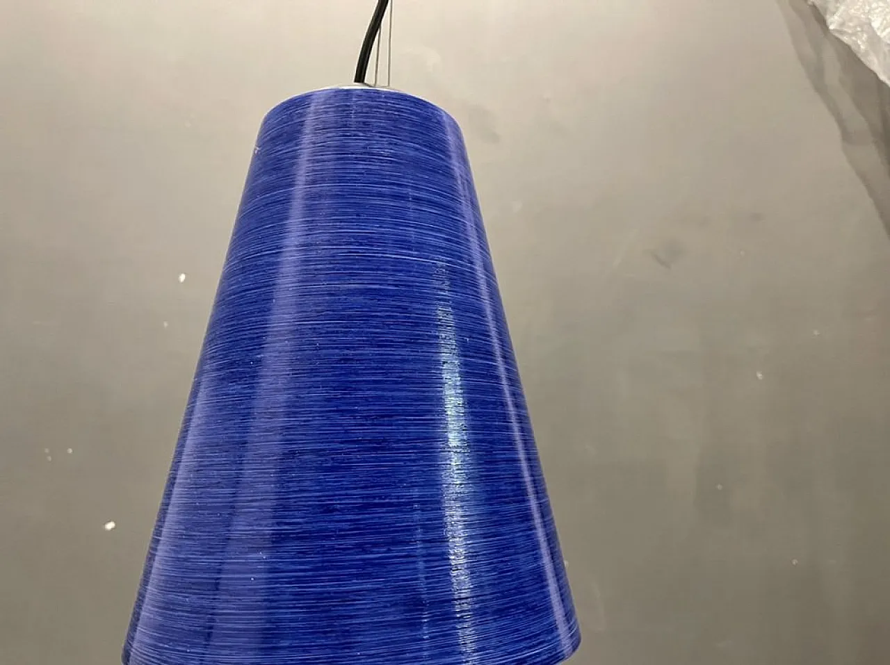 Pair of Mid-Century Italian Murano Glass Pendant Lights, 80s 4