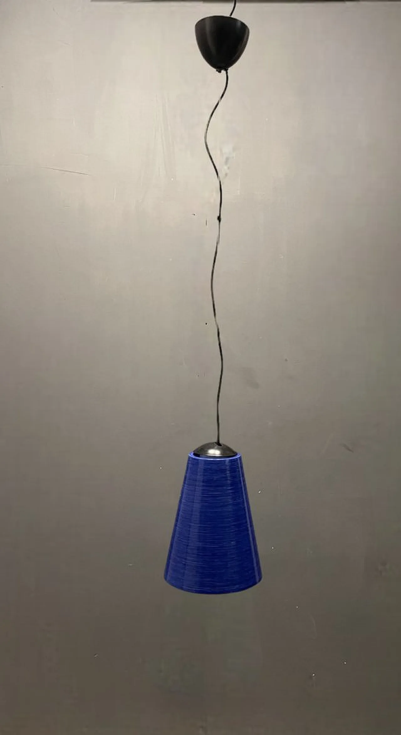 Pair of Mid-Century Italian Murano Glass Pendant Lights, 80s 8