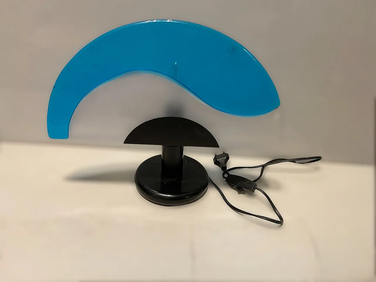 Lampada da tavolo Mid-Century in vetro di Murano 1