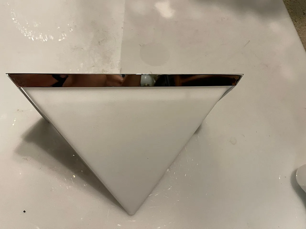 Pair of Mid-Century Italian Acrylic Glass Sconces from Zonca, 80s 4