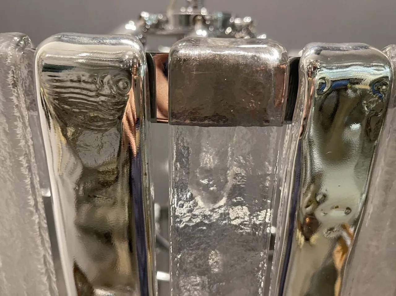 Large Mid-Century Murano glass chandelier, 1970s 6