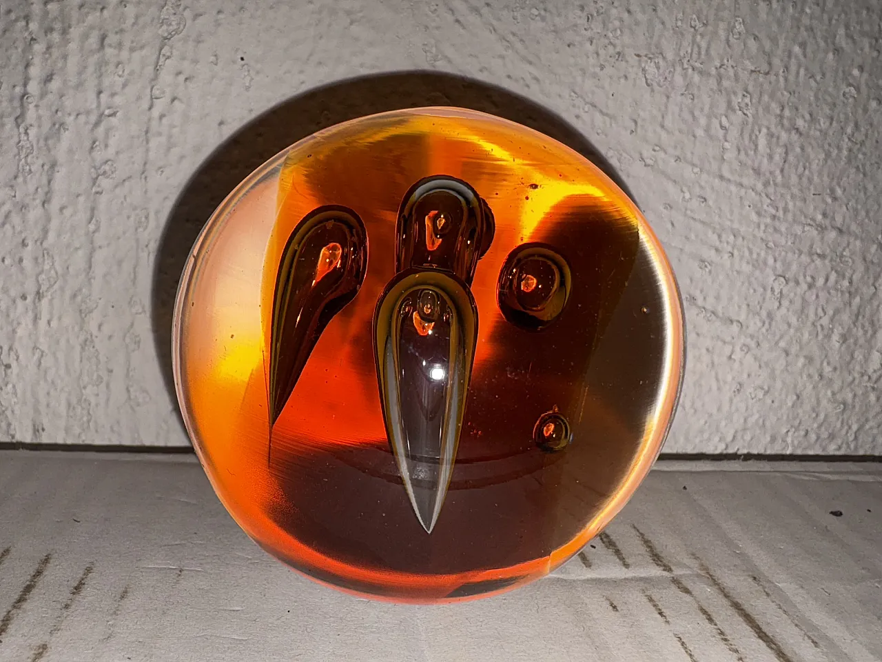 Fermacarte vetro di Murano, anni '70 1